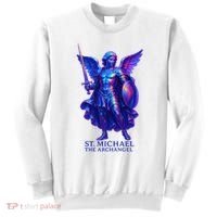 St. Michael The Archangel Iridescent 3d Art Sweatshirt thumb 0