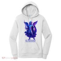 St. Michael The Archangel Iridescent 3d Art Women's Hoodie thumb 0