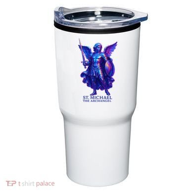 St. Michael The Archangel Iridescent 3d Art Tumbler
