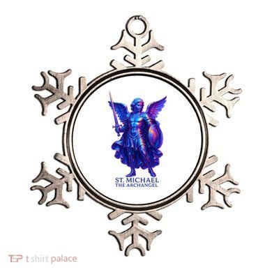 St. Michael The Archangel Iridescent 3d Art Ornament