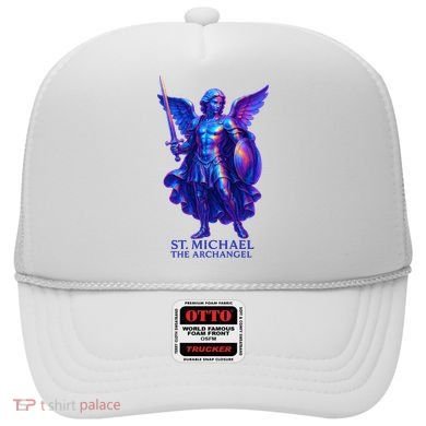 St. Michael The Archangel Iridescent 3d Art Hat