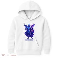 St. Michael The Archangel Iridescent 3d Art Kids Hoodie thumb 0
