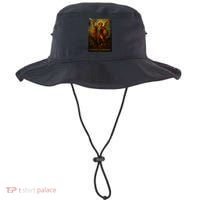 St. Michael The Archangel Digital Impasto Painting Bucket Hat thumb 0