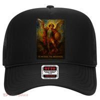 St. Michael The Archangel Digital Impasto Painting Hat thumb 0