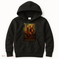 St. Michael The Archangel Digital Impasto Painting Kids Hoodie thumb 0