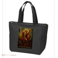 St. Michael The Archangel Digital Impasto Painting Tote Bag thumb 3