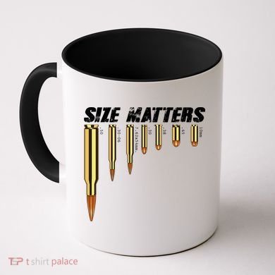 Size Matters Types Of Bulllets Coffee Mug
