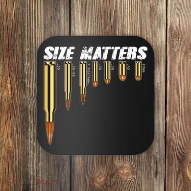 Size Matters Types Of Bulllets Coaster