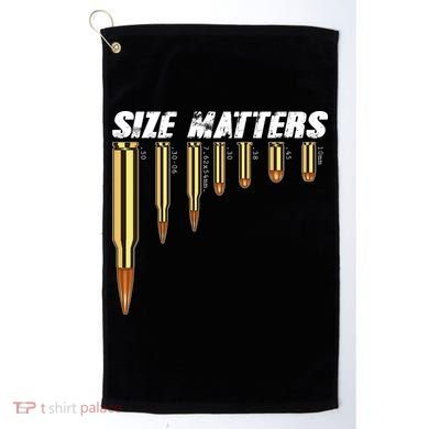 Size Matters Types Of Bulllets Golf Towel