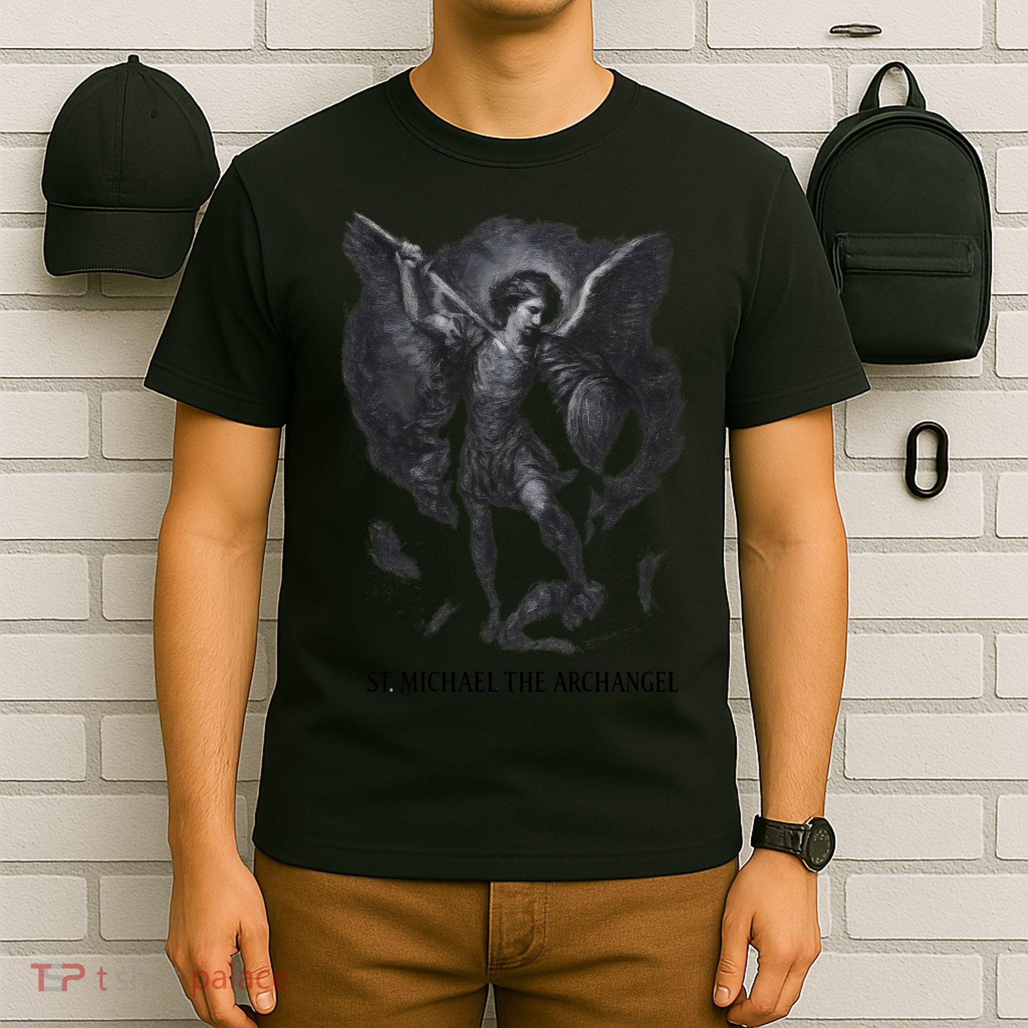 St. Michael The Archangel Cinematic Film Still T-Shirt