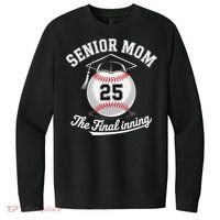 Senior Mom The Final Inning Baseball Mom Women V.I.T. Fleece Crew Sweatshirt thumb 0