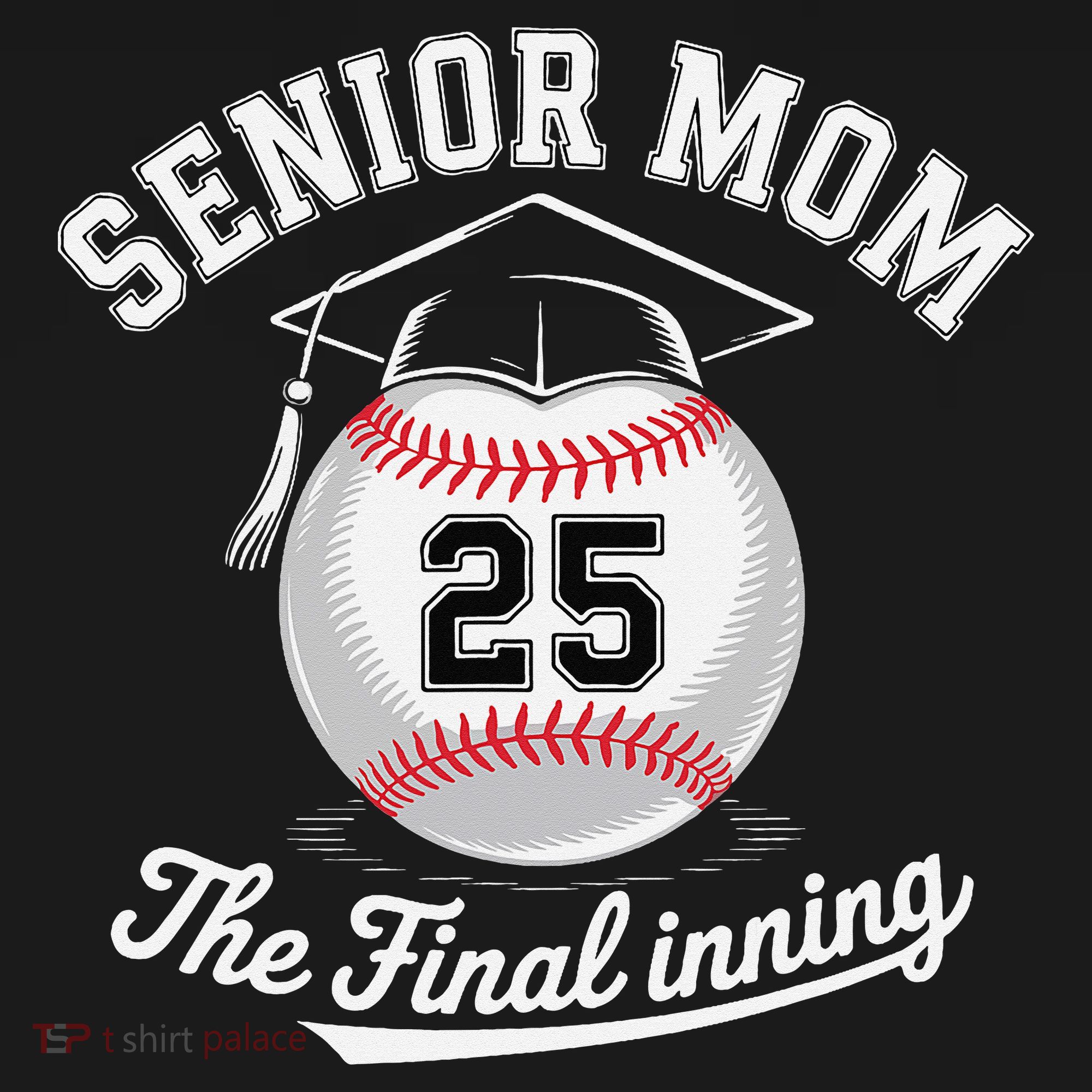 Senior Mom The Final Inning Baseball Mom Women Women's Hoodie