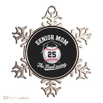 Senior Mom The Final Inning Baseball Mom Women Ornament