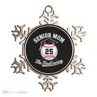 Senior Mom The Final Inning Baseball Mom Women Ornament thumb 0
