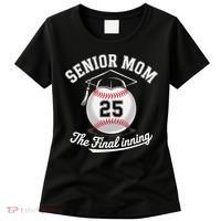 Senior Mom The Final Inning Baseball Mom Women Women's T-Shirt thumb 0