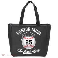 Senior Mom The Final Inning Baseball Mom Women Tote Bag thumb 0