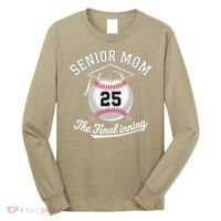 Senior Mom The Final Inning Baseball Mom Women Long Sleeve Shirt thumb 0