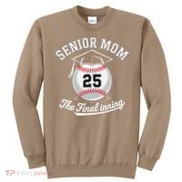 Senior Mom The Final Inning Baseball Mom Women Sweatshirt thumb 0