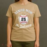 Senior Mom The Final Inning Baseball Mom Women T-Shirt thumb 4