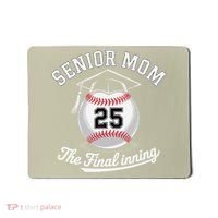 Senior Mom The Final Inning Baseball Mom Women Mousepad thumb 0