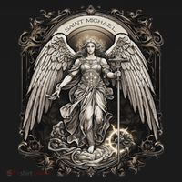 St Michael The Archangel Catholic Saint Religious Baby Bodysuit thumb 2