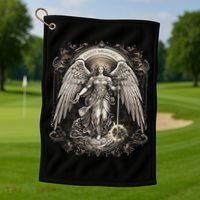 St Michael The Archangel Catholic Saint Religious Golf Towel thumb 1