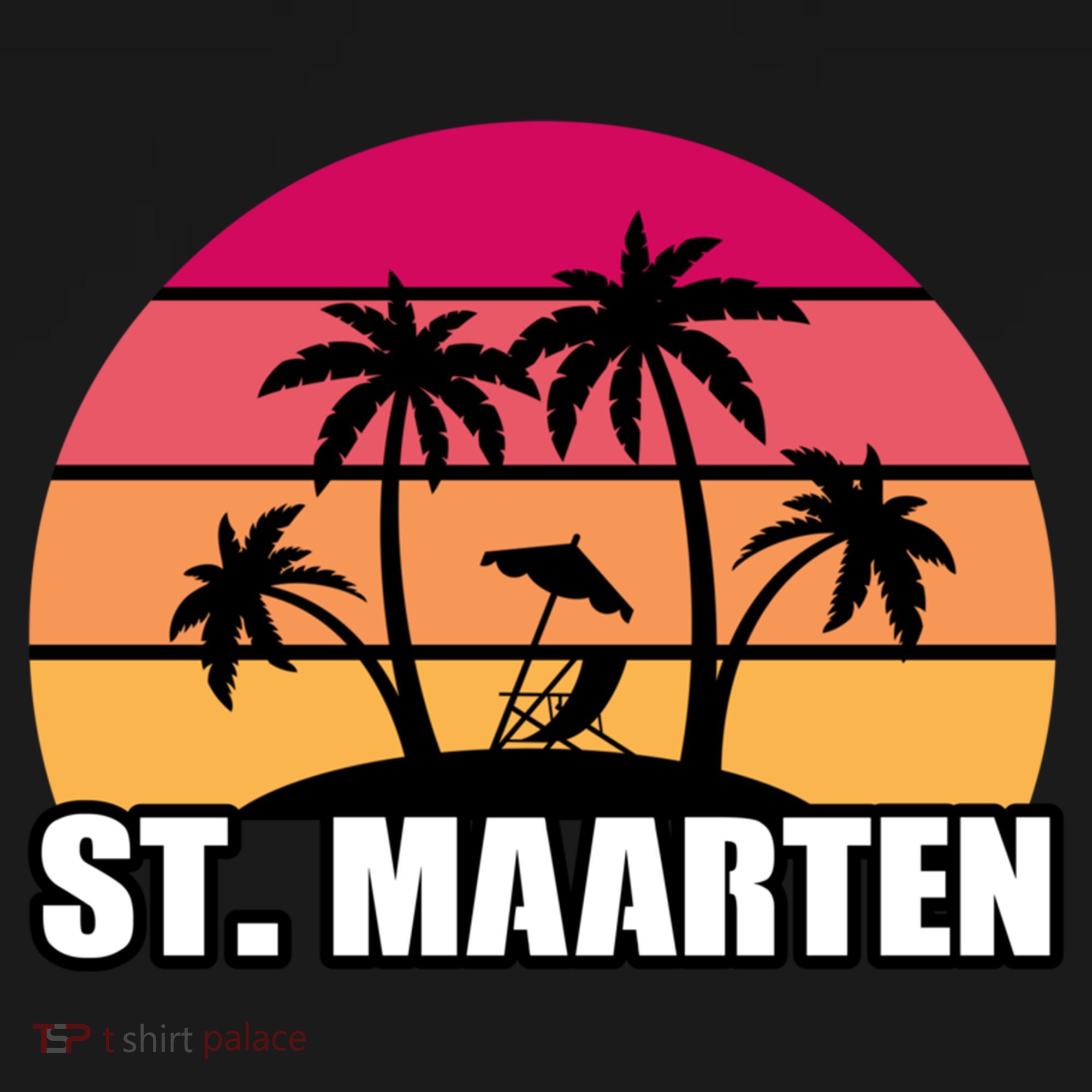 St Maarten Travel Vacation Souvenir Gift Women's Hoodie