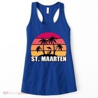 St Maarten Travel Vacation Souvenir Gift Women's Tank Top thumb 0