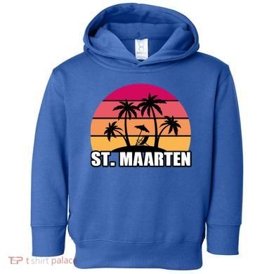 St Maarten Travel Vacation Souvenir Gift Toddler Hoodie