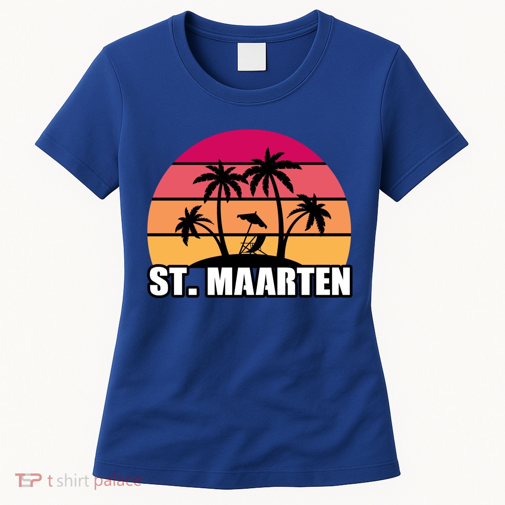 St Maarten Travel Vacation Souvenir Gift Women's T-Shirt