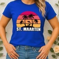 St Maarten Travel Vacation Souvenir Gift Women's T-Shirt thumb 2