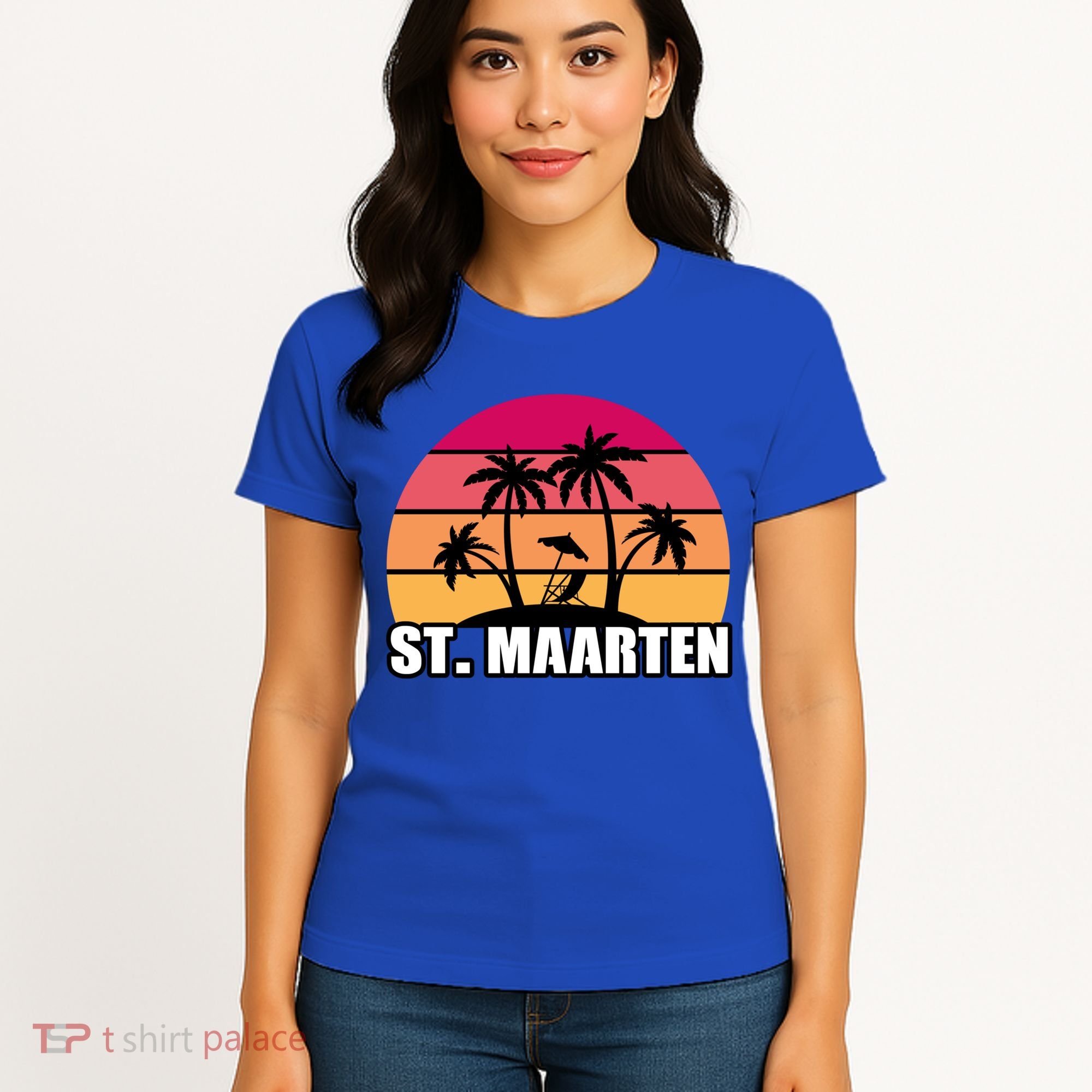 St Maarten Travel Vacation Souvenir Gift Women's T-Shirt