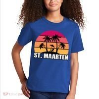 St Maarten Travel Vacation Souvenir Gift Kids T-Shirt thumb 2