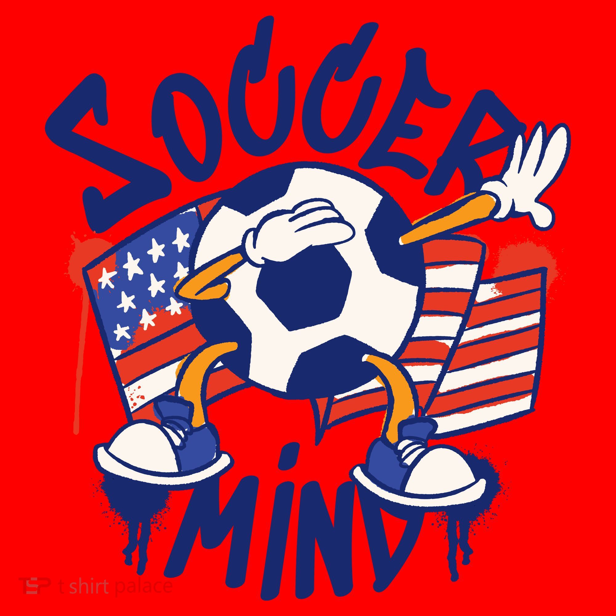 Soccer Mind USA Santa Hat
