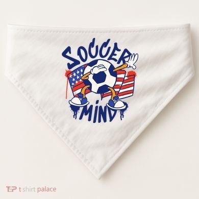 Soccer Mind USA USA-Made Doggie Bandana