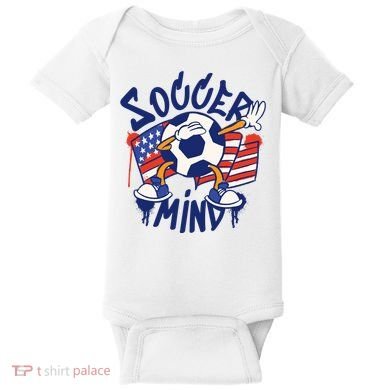 Soccer Mind USA Baby Bodysuit