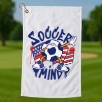 Soccer Mind USA Golf Towel thumb 1