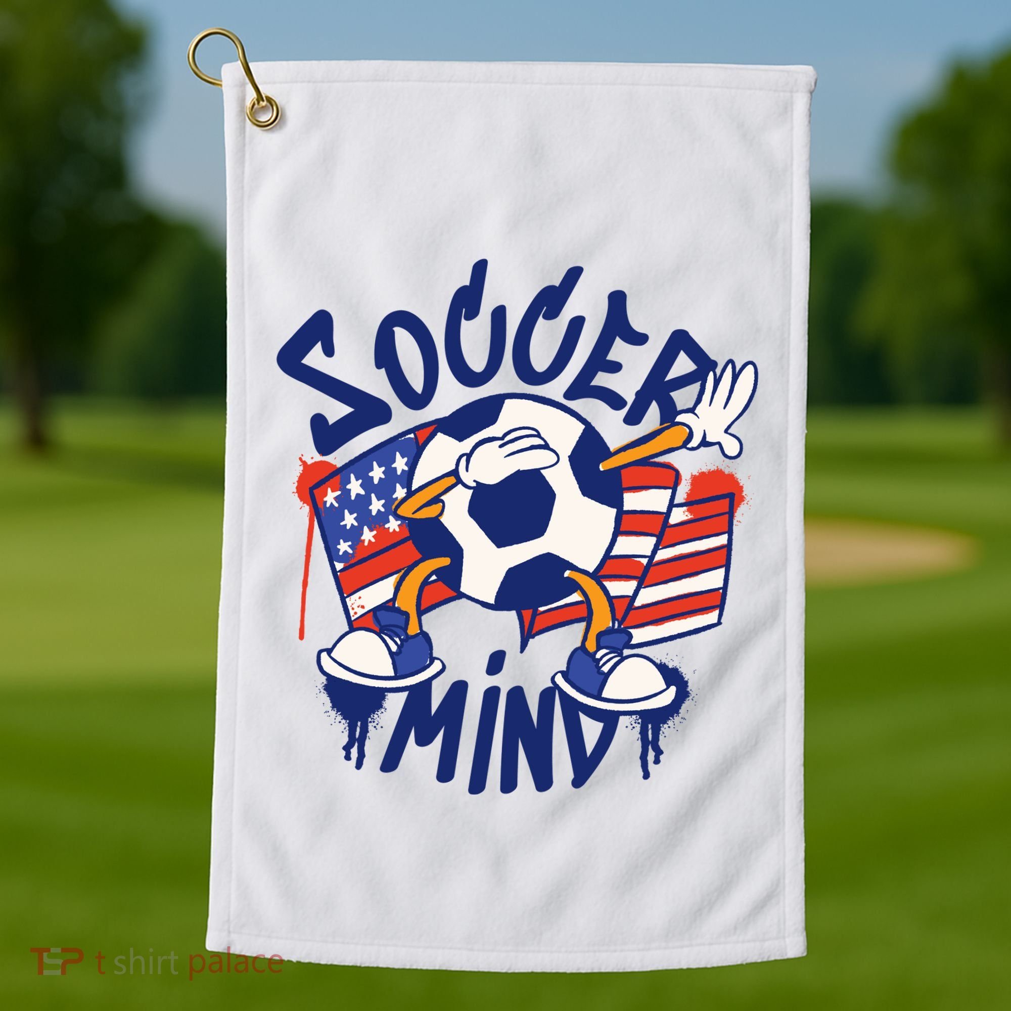 Soccer Mind USA Golf Towel
