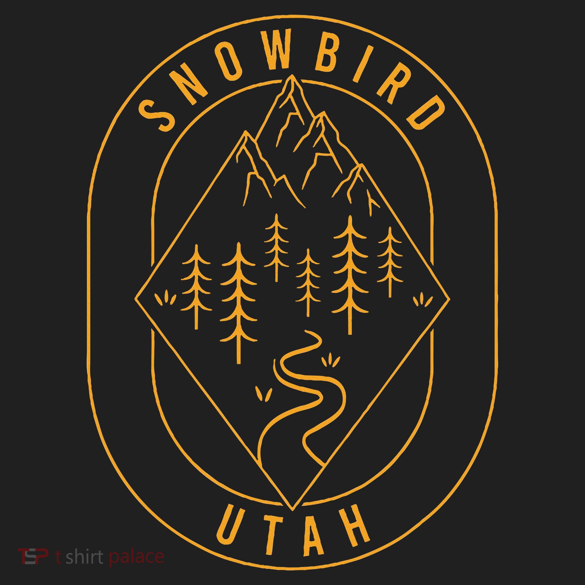 Snowbird Mountains Utah Hiking Outdoors Golf Towel