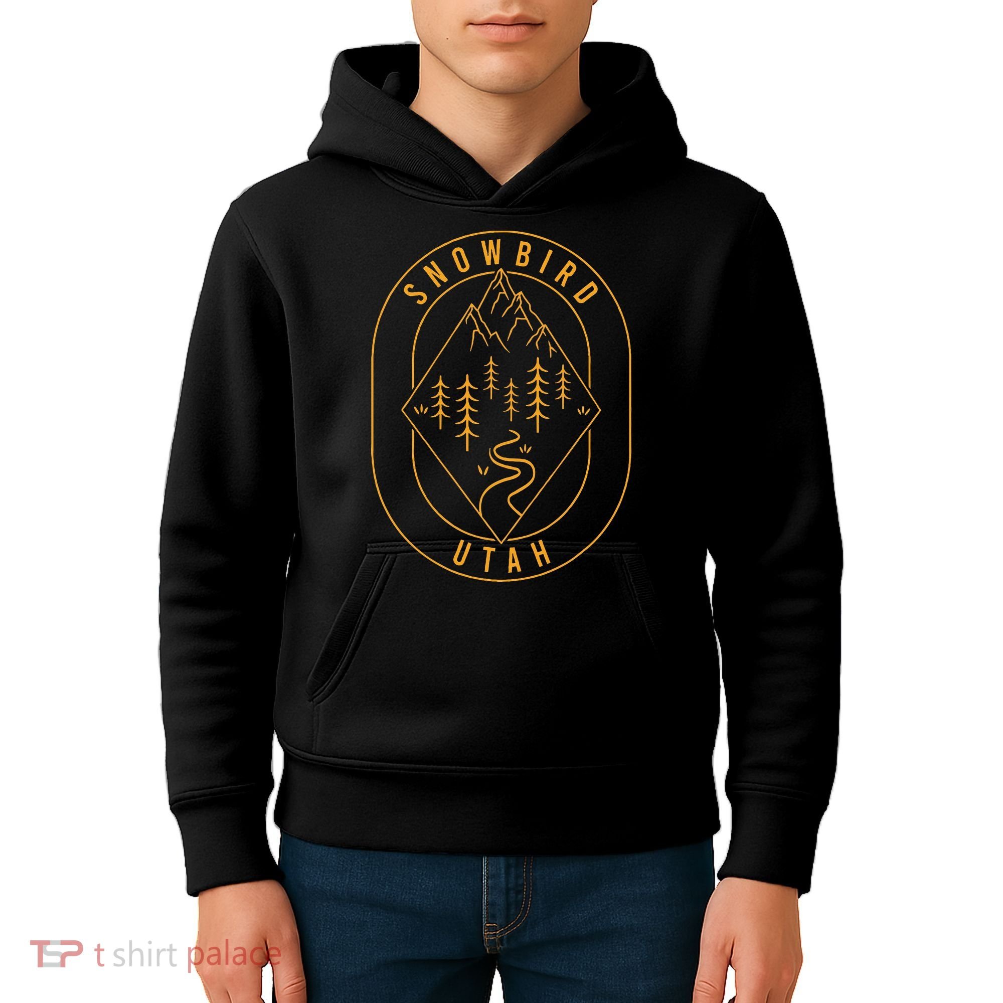 Snowbird Mountains Utah Hiking Outdoors Kids Hoodie