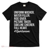 Sports Mom Uniform Washer Water Filler Baseball Mom T-Shirt thumb 0
