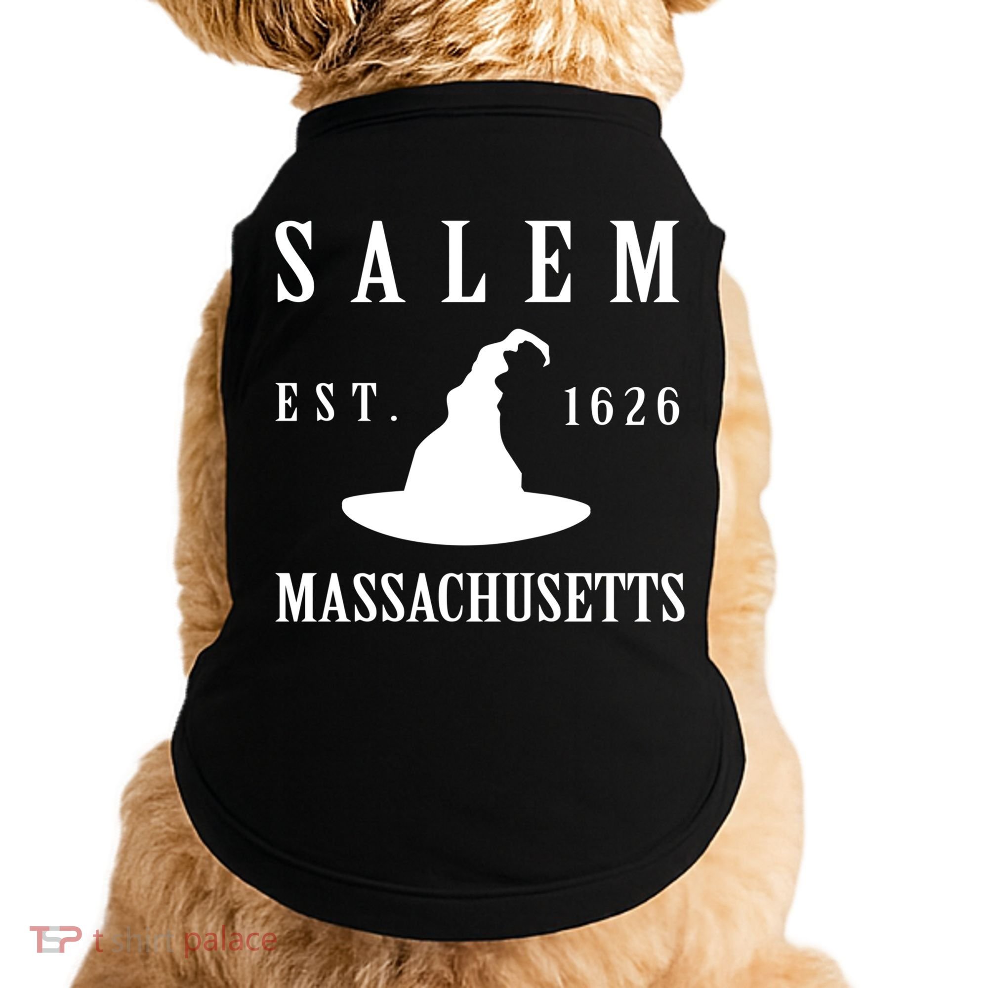 Salem Massachusetts Witch Gift Doggie Tank