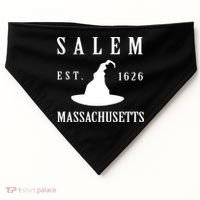 Salem Massachusetts Witch Gift USA-Made Doggie Bandana thumb 0