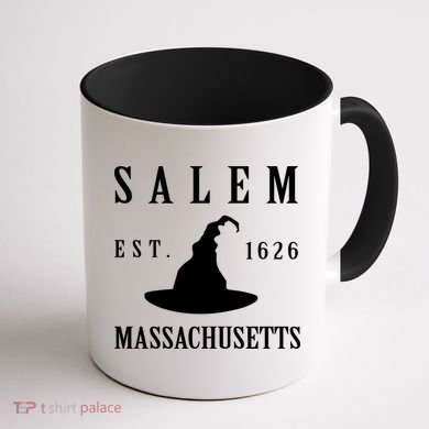 Salem Massachusetts Witch Gift Coffee Mug back