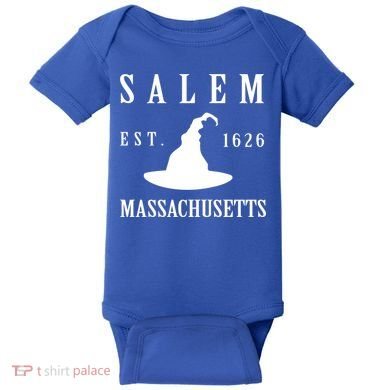 Salem Massachusetts Witch Gift Baby Bodysuit