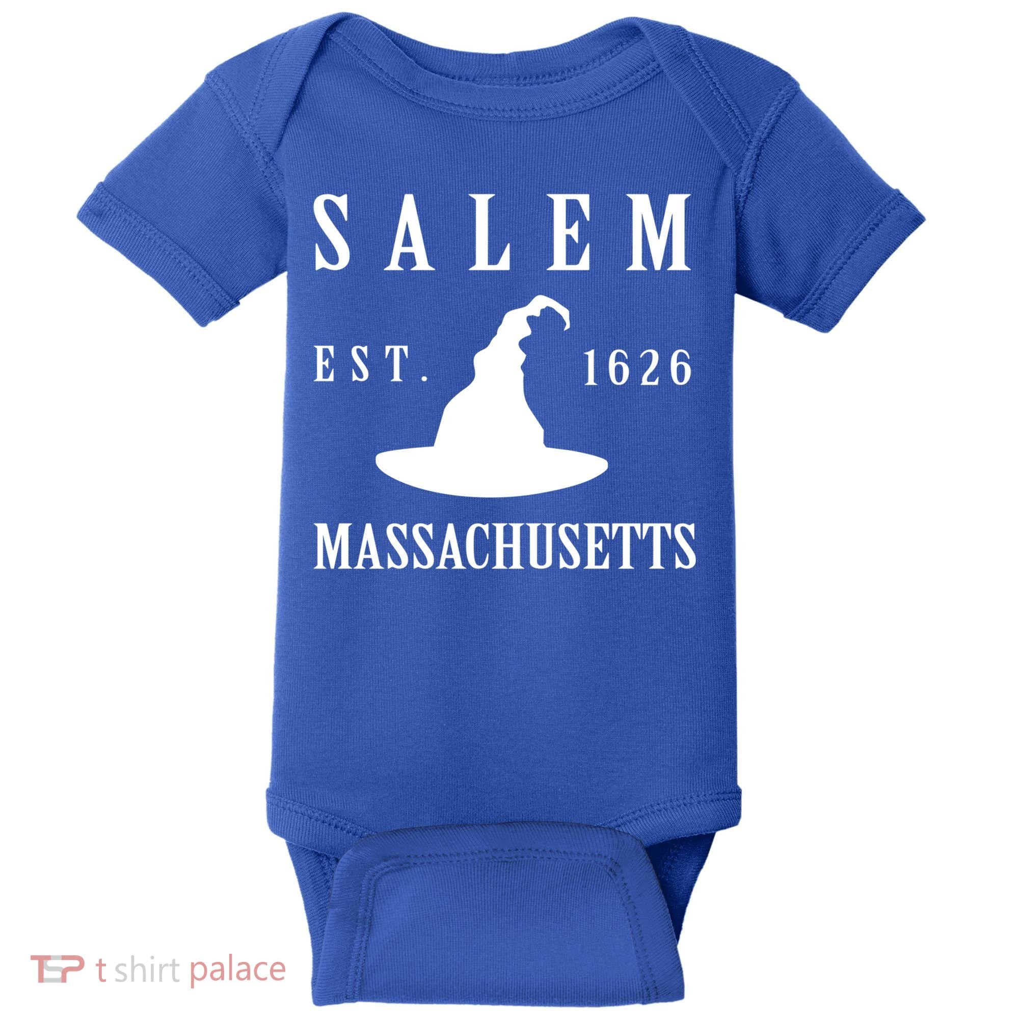 Salem Massachusetts Witch Gift Baby Bodysuit