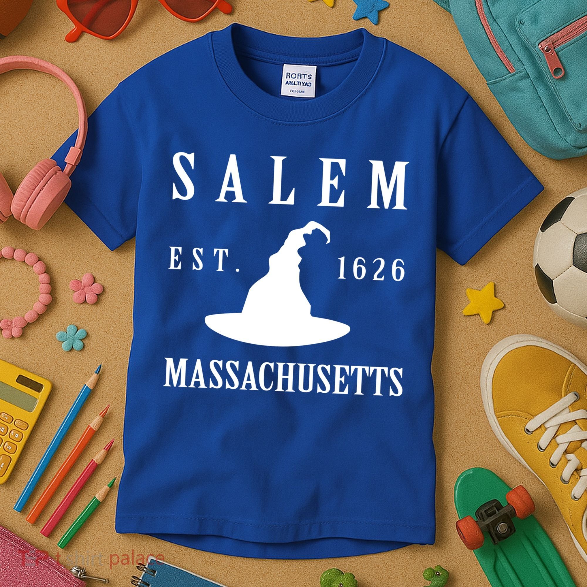 Salem Massachusetts Witch Gift Kids T-Shirt