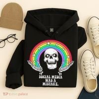 Social Media Was A Mistake Hoodie thumb 4