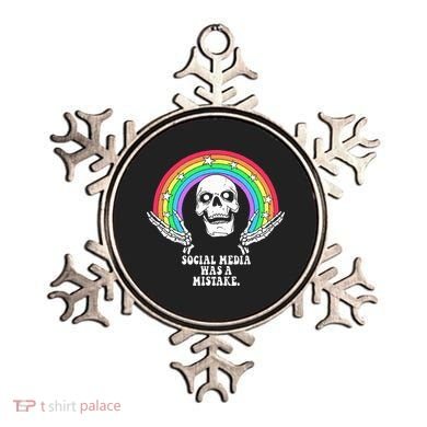 Social Media Was A Mistake Ornament