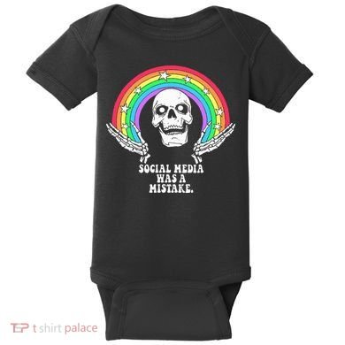 Social Media Was A Mistake Baby Bodysuit